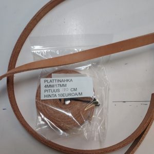 Plattinahkanauha leveys 17 mm vahvuus 4 mm